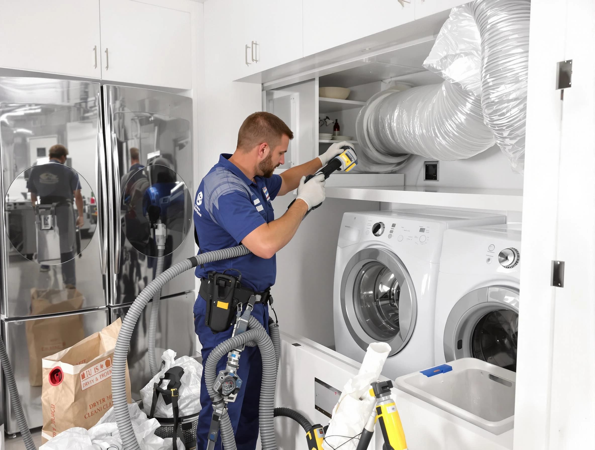 Professional duct cleaning by Orange Dryer Vent Cleaning in Orange