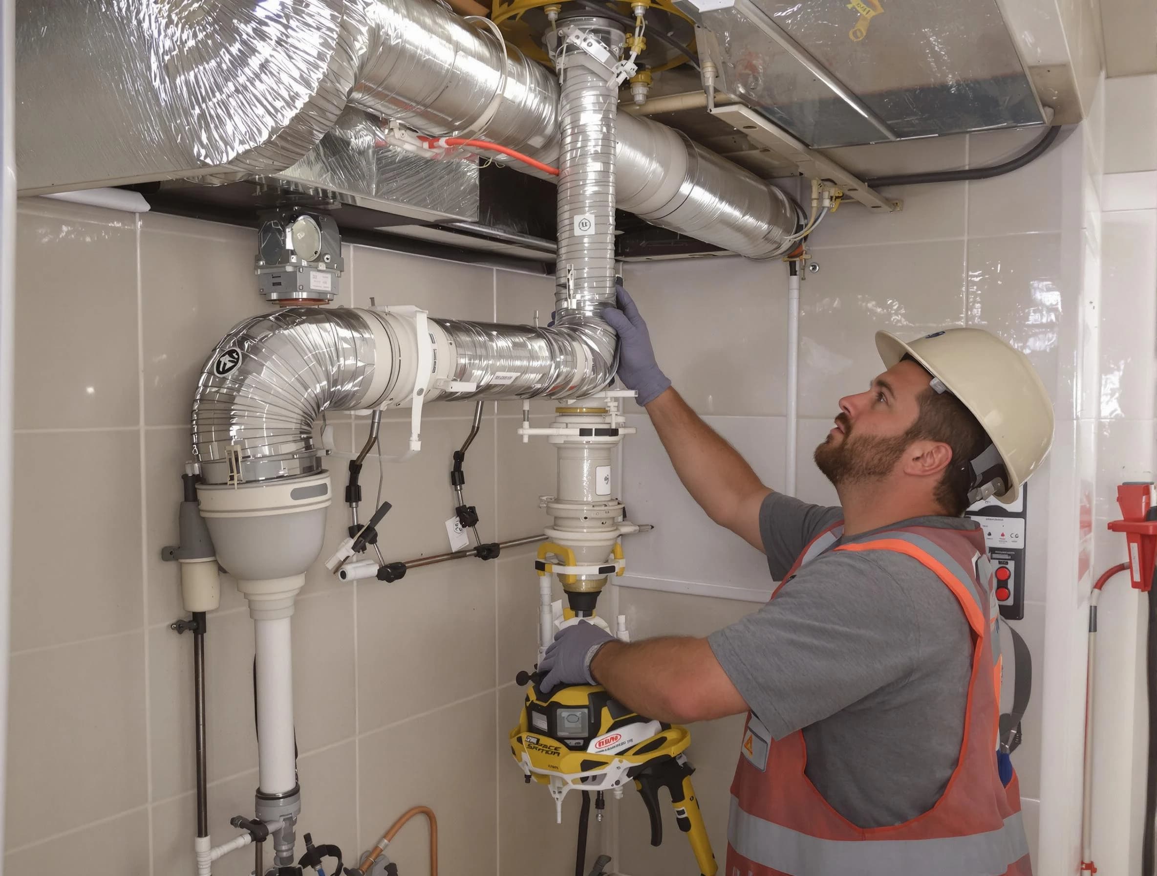 Orange Dryer Vent Cleaning expert performing professional dryer vent repair and installation in Orange
