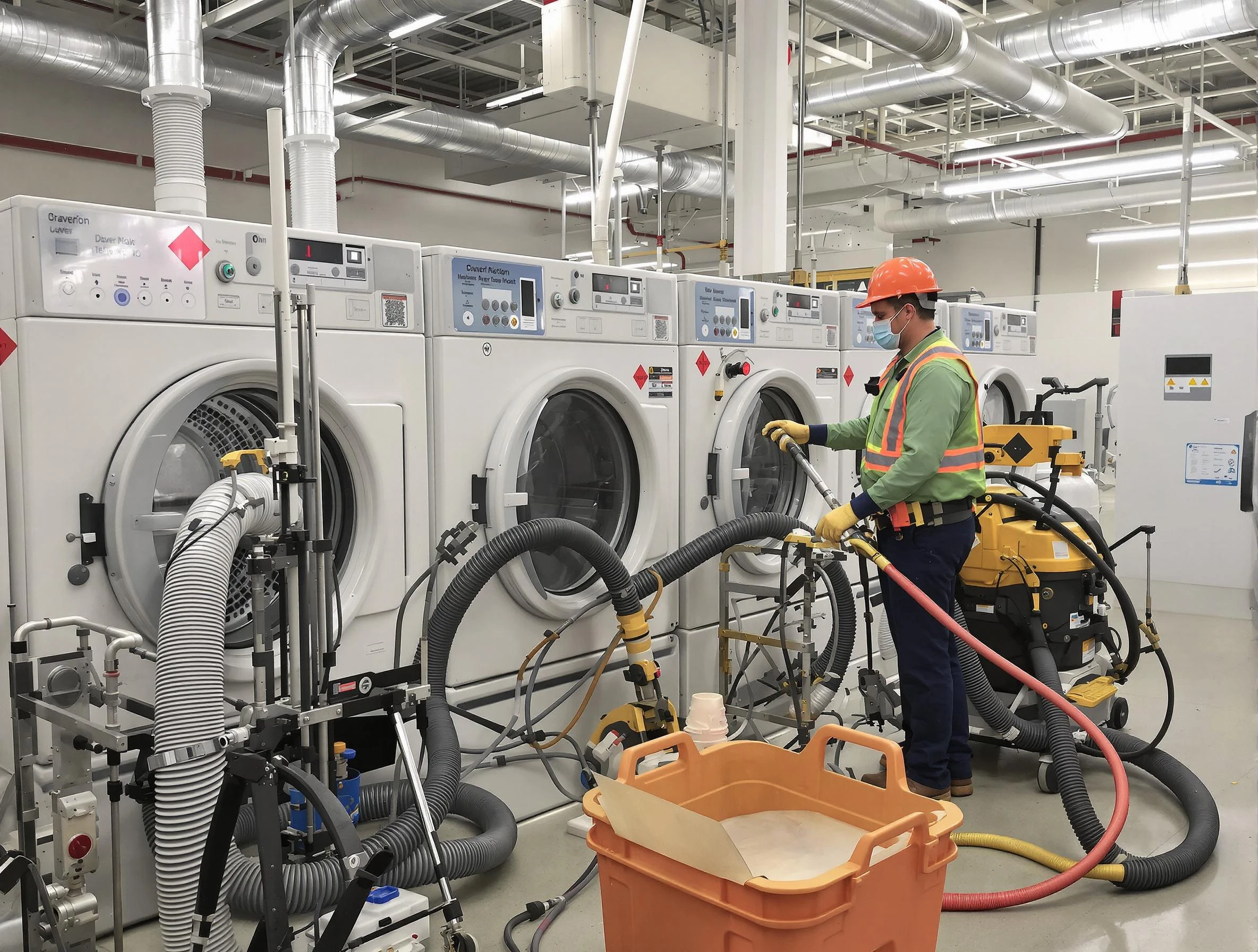 Commercial-grade dryer vent cleaning by Orange Dryer Vent Cleaning in Orange