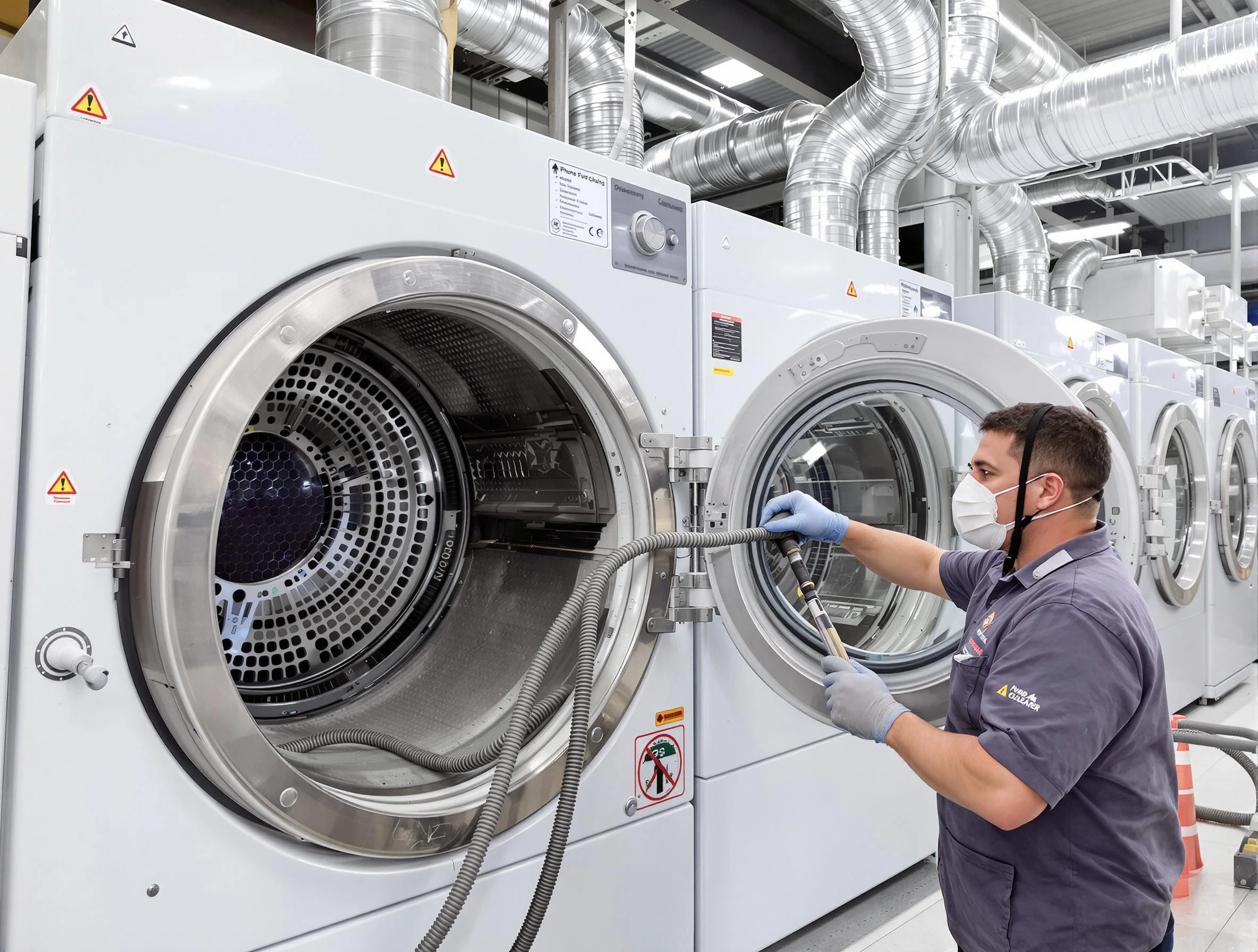 Industrial-grade dryer vent cleaning by Orange Dryer Vent Cleaning in Orange